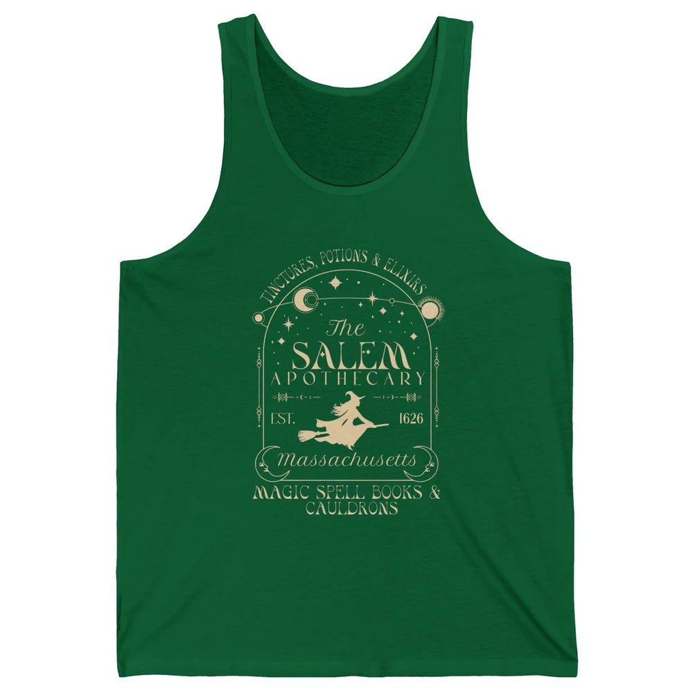 Retro Salem Apothecary Since 1626 Halloween Salem Witches Unisex Jersey Tank