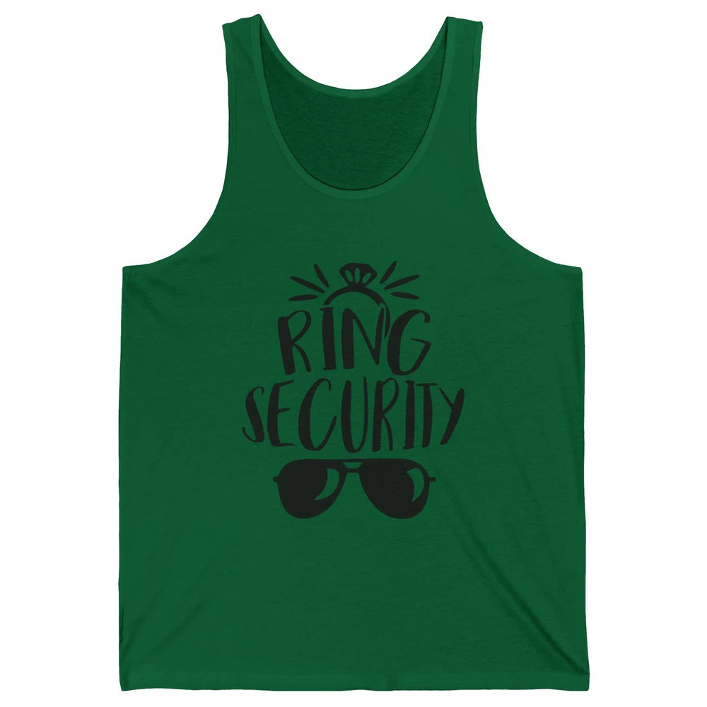 Wedding Ring Security Boy Girl Ring Bearer Wedding Party Unisex Jersey Tank