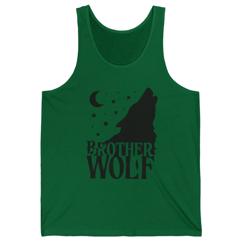 Brother Wolf Wolf Pack Wolf Family Matching Family Outfit Unisex Jersey Tank