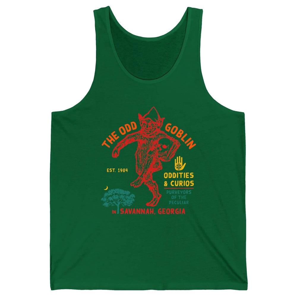 Vintage The Odd Goblin Est 1984 Oddities Savannah Georgia Unisex Jersey Tank