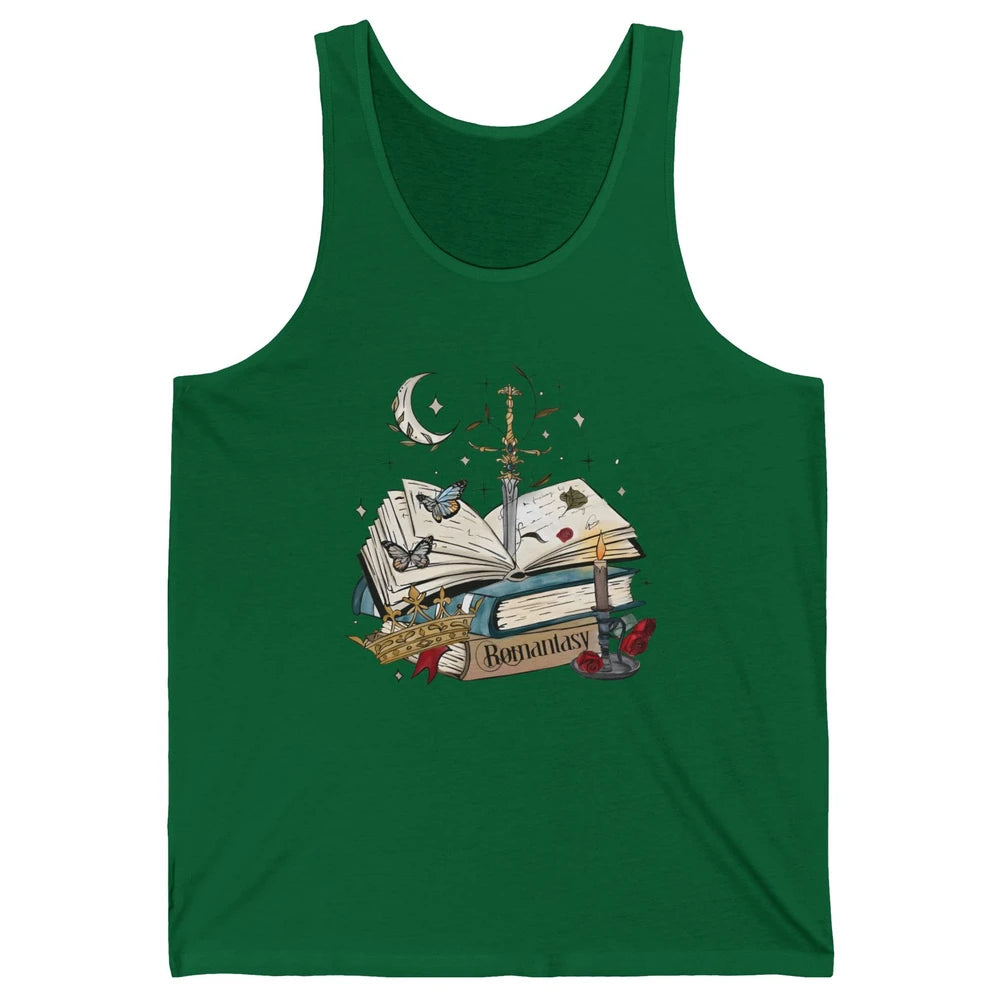 Bookish Romance Reader Librarian Literature Gothic Bookworm Unisex Jersey Tank