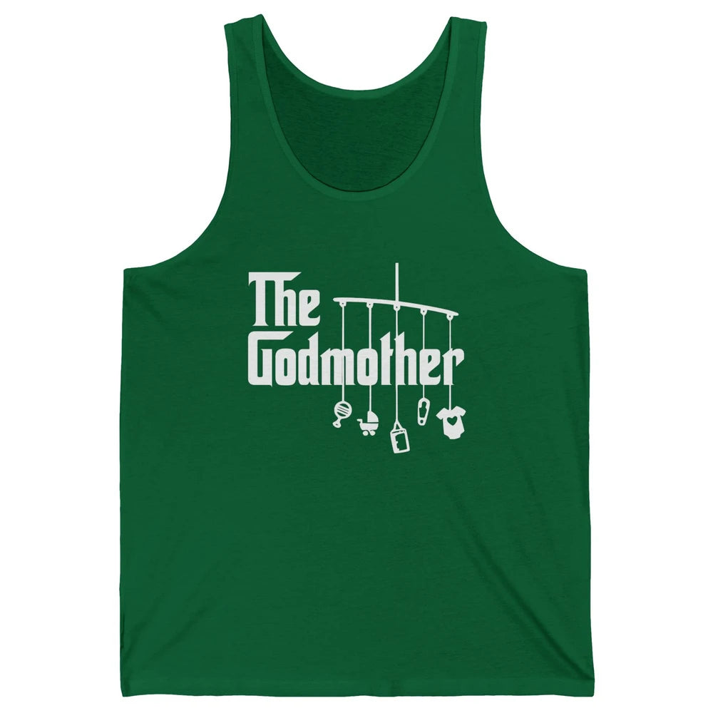 The Godmother First Mother's Day Mom Gift God Mother Unisex Jersey Tank