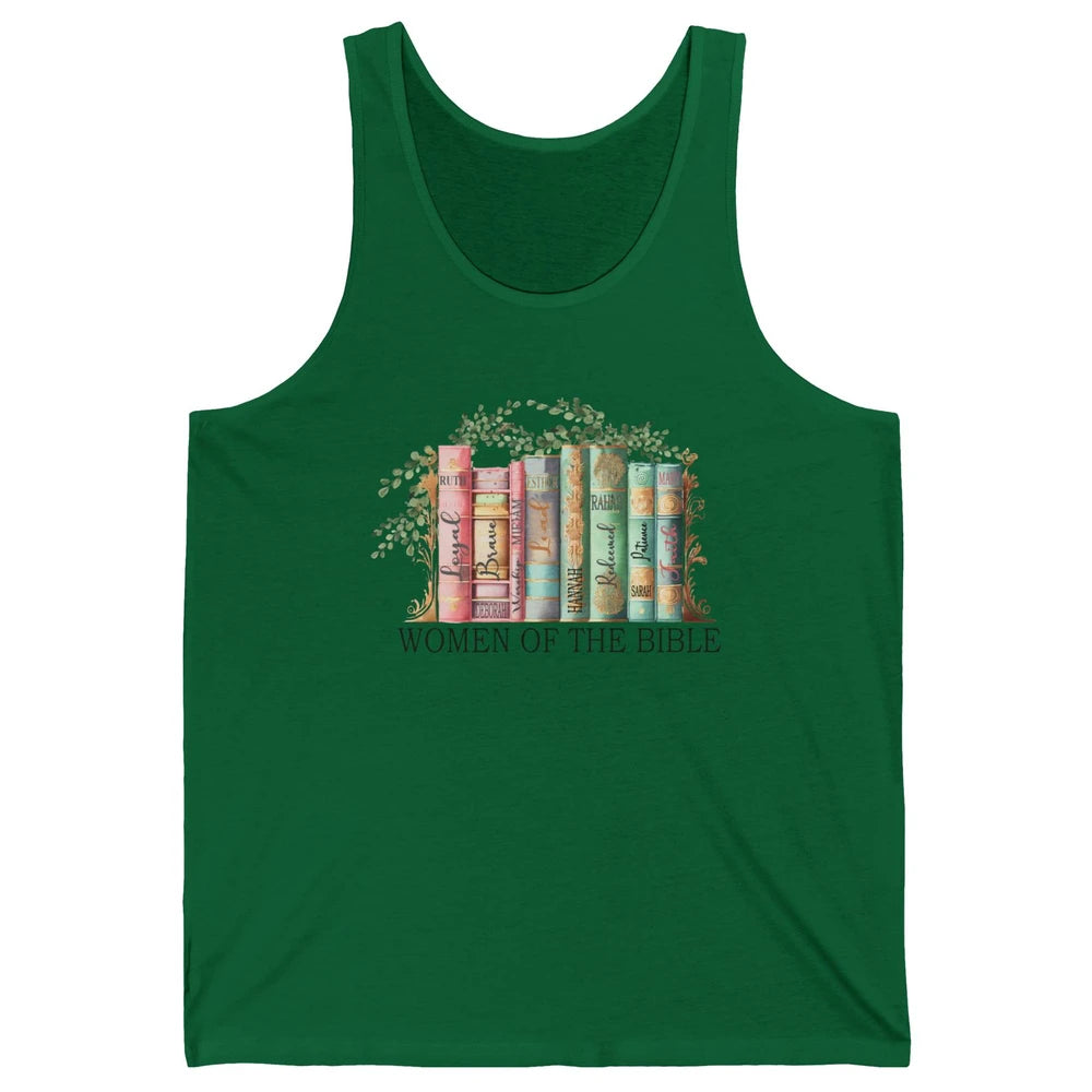 Wildflower Christian Women Of The Bible Religious Book Lover Unisex Jersey Tank