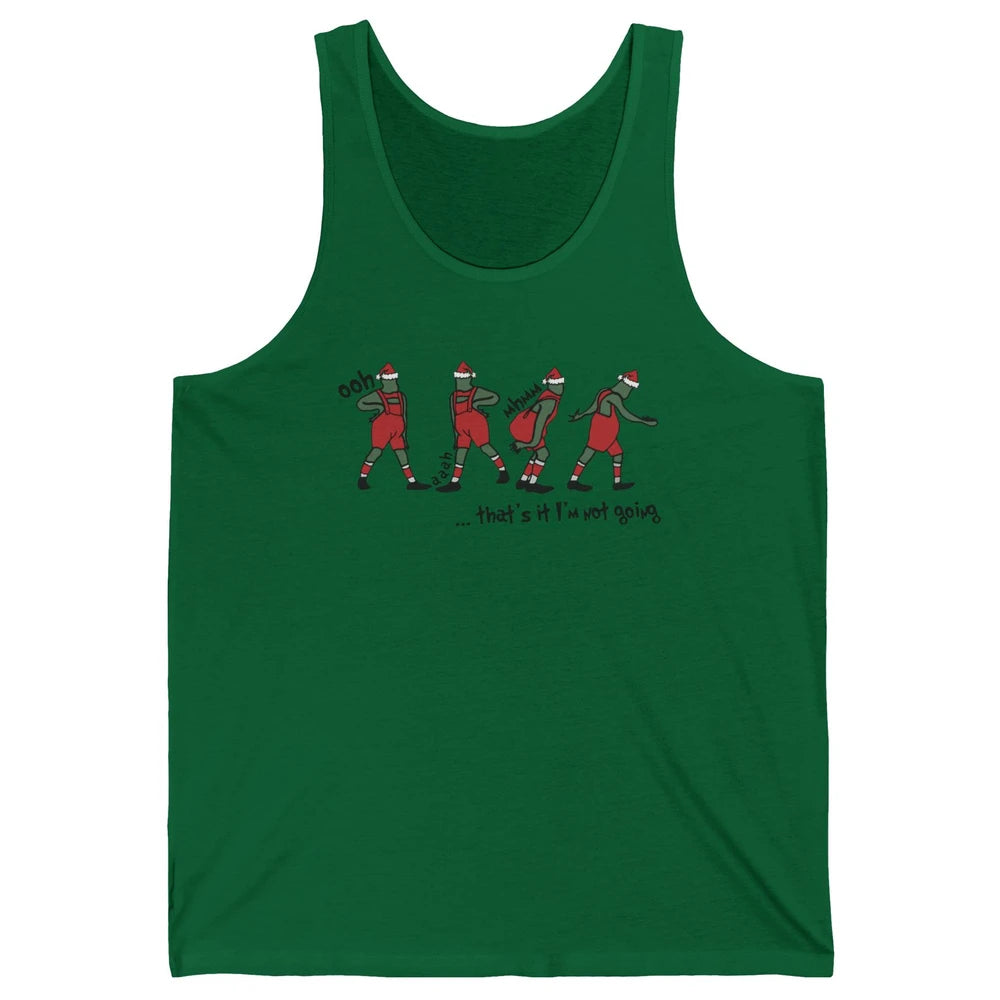 Funny Christmas Santa That's It I'm Not Going Winter Holiday Unisex Jersey Tank