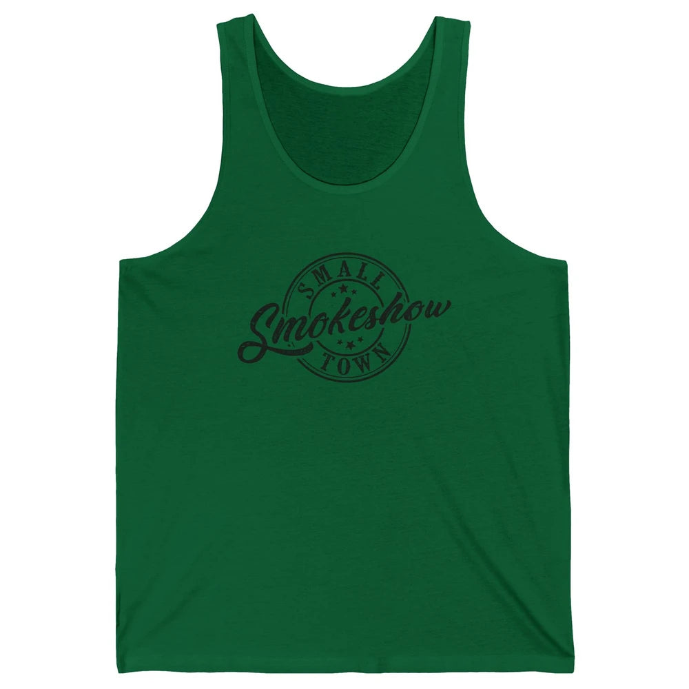 Retro Small Town Smokeshow Western Country Cowgirl Unisex Jersey Tank