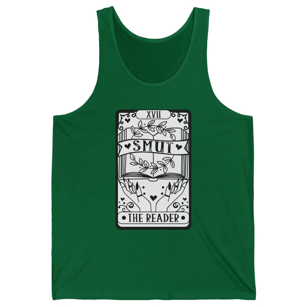 Retro Smut The Reader Tarot Card Halloween Book Lovers Unisex Jersey Tank