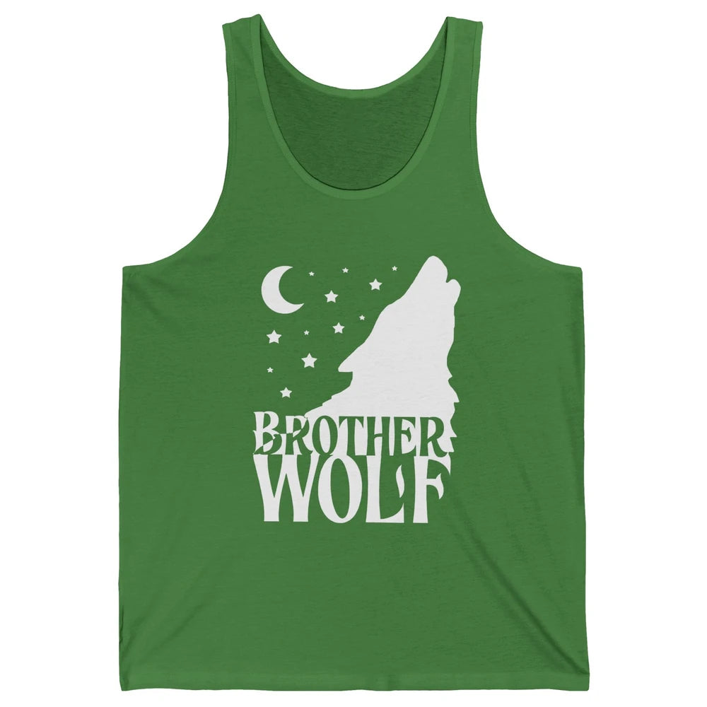 Brother Wolf Wolf Pack Wolf Family Matching Family Outfit Unisex Jersey Tank