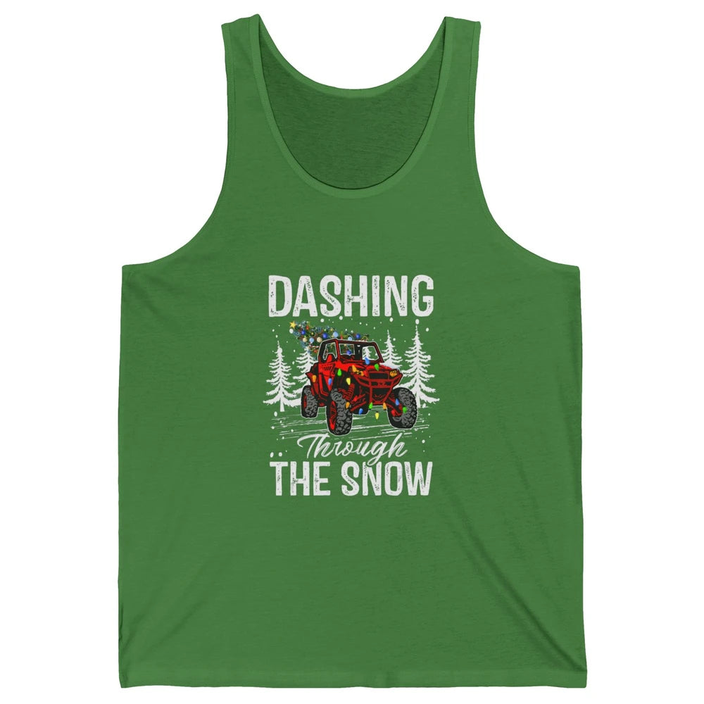 Side By Side Christmas UTV Riding Dirty SXS Rider Offroad Unisex Jersey Tank