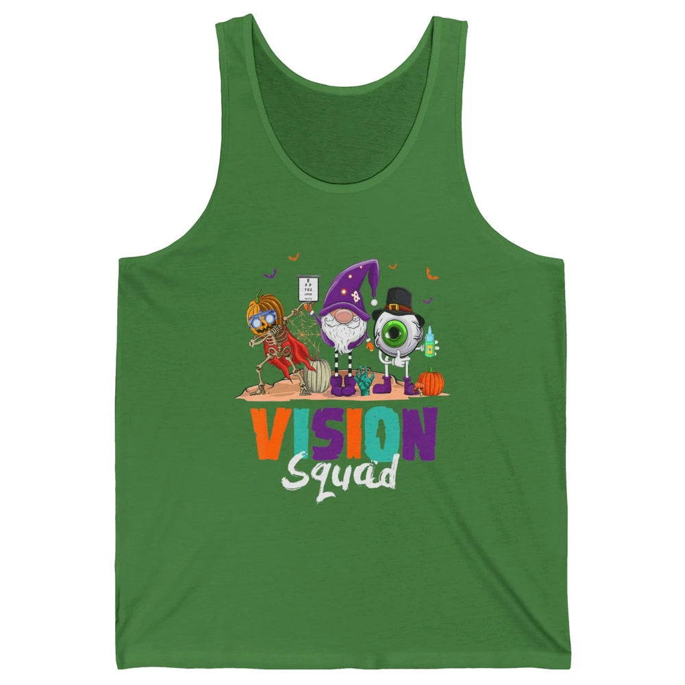 Vision Squad Optometry Optometrist Witch Halloween Spooky Unisex Jersey Tank