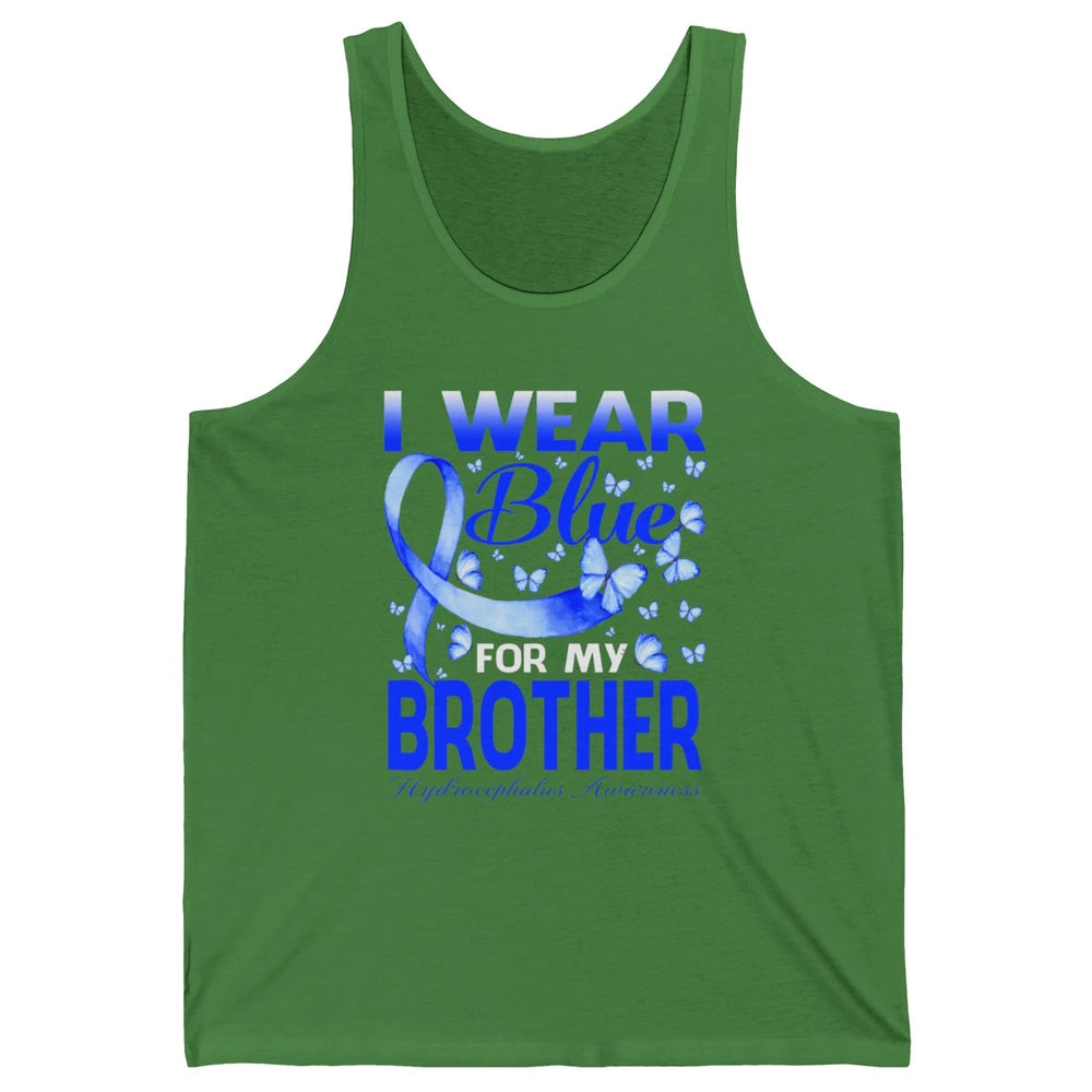 Wear Blue For Brother Warrior Hydrocephalus Cancer Awareness Unisex Jersey Tank