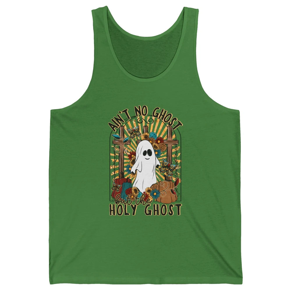 Ain't No Ghost But The Holy Ghost Spooky Christian Halloween Unisex Jersey Tank