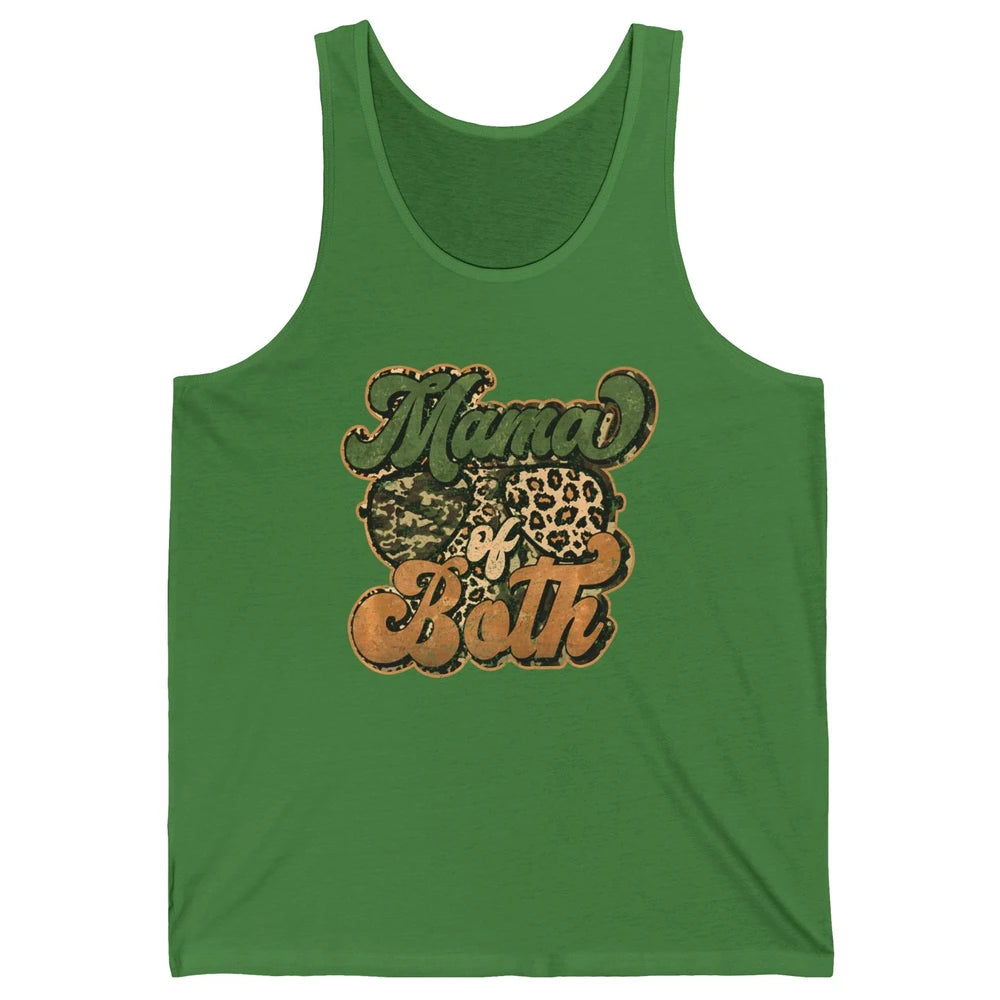 Western Country Mama Of Both Camo Sunglasses Leopard Vintage Unisex Jersey Tank