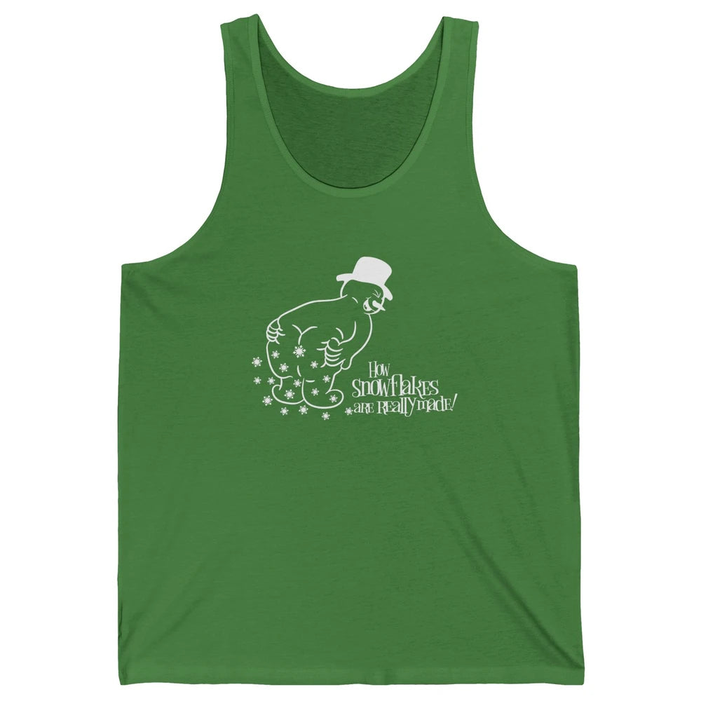 Funny How Snowflakes Are Really Made Christmas Costume Gift Unisex Jersey Tank