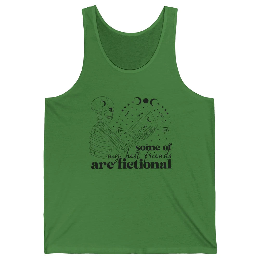 Some of My Best Friends Are Fictional Skeleton Book Lovers Unisex Jersey Tank