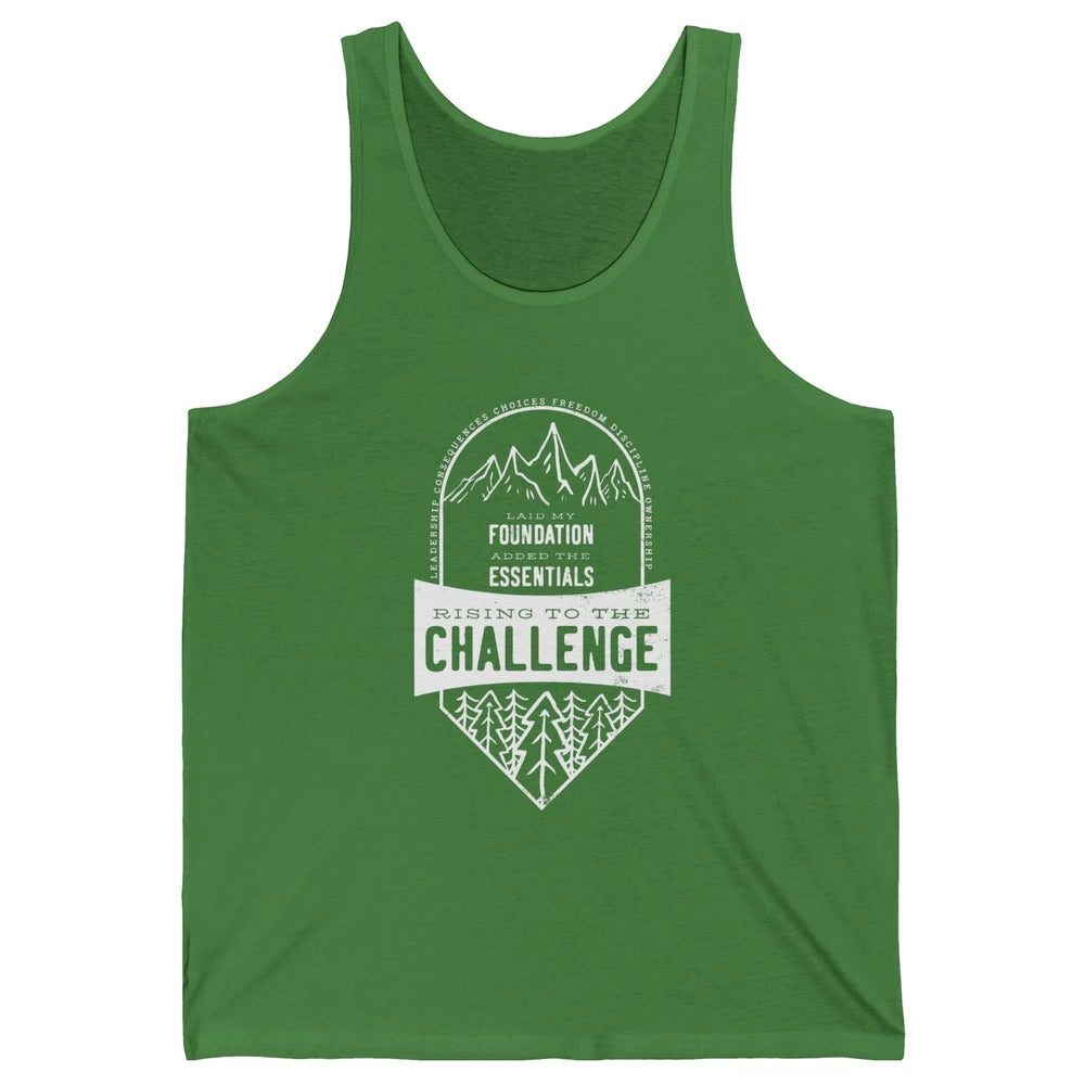 Challenge A Leadership Rising To The Challenge Homeschooling Unisex Jersey Tank