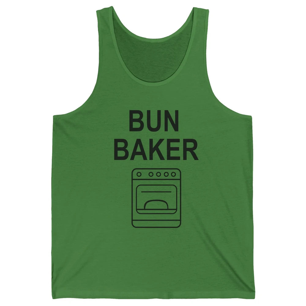 Bun Maker Bun Baker Pregnancy Announcement Baby Reveal Gift Unisex Jersey Tank