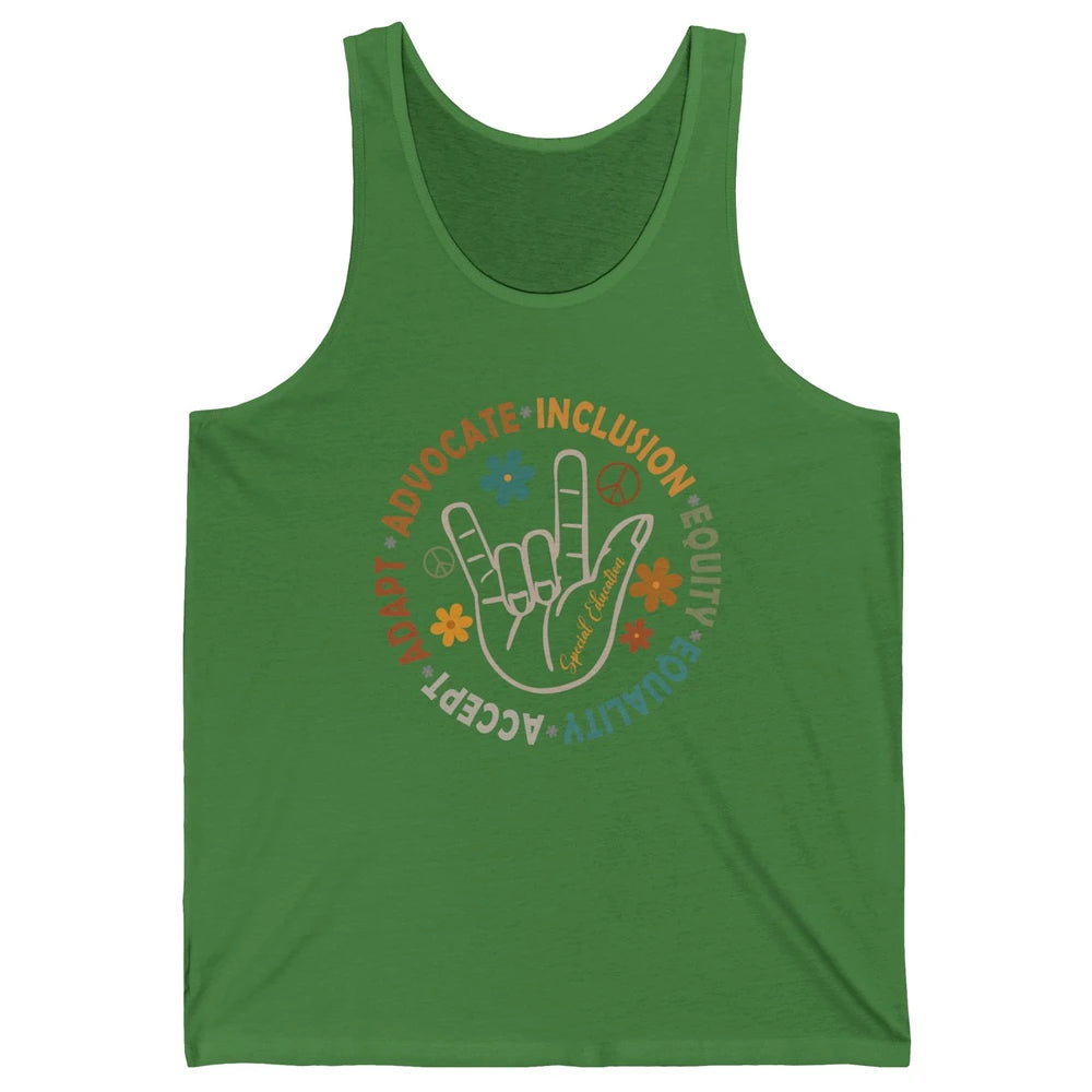 Special Education Teacher Aba Inclusion Sped Teacher Gift Unisex Jersey Tank