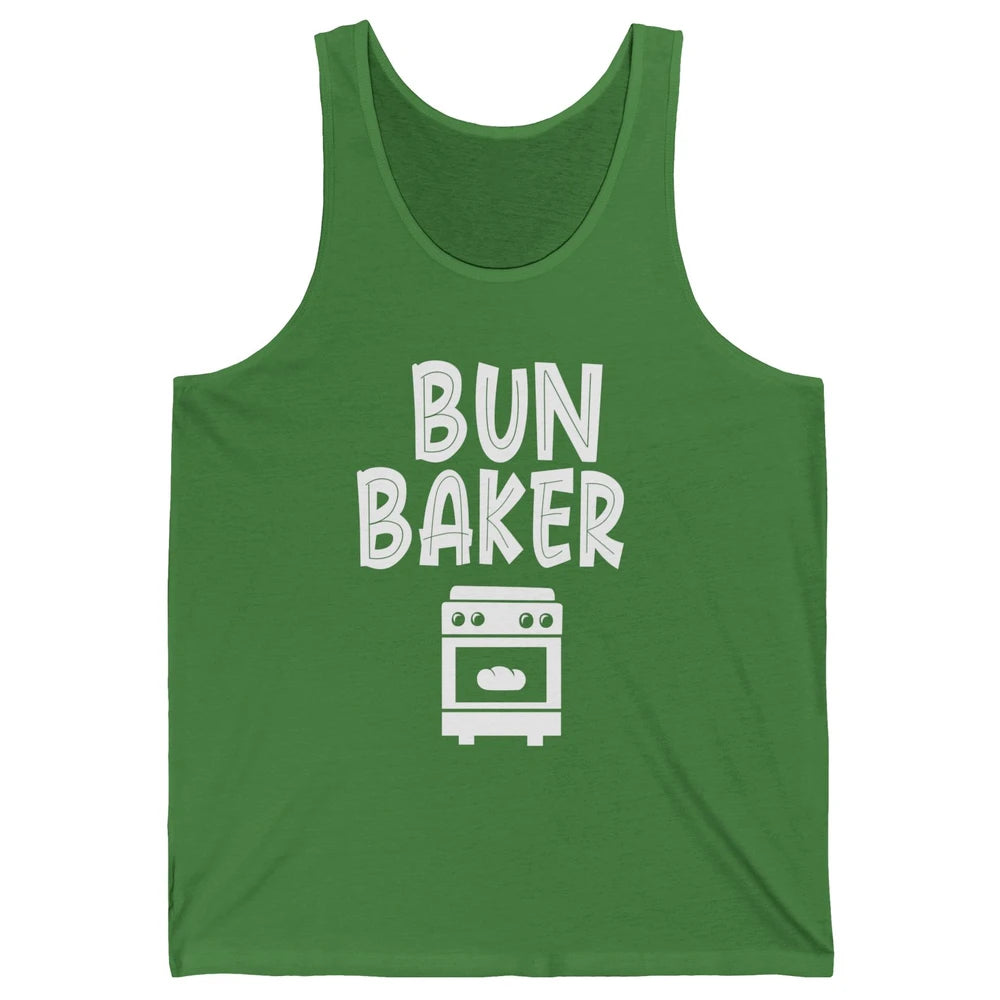 Bun Maker Bun Baker Pregnancy Announcement Baby Reveal Gift Unisex Jersey Tank