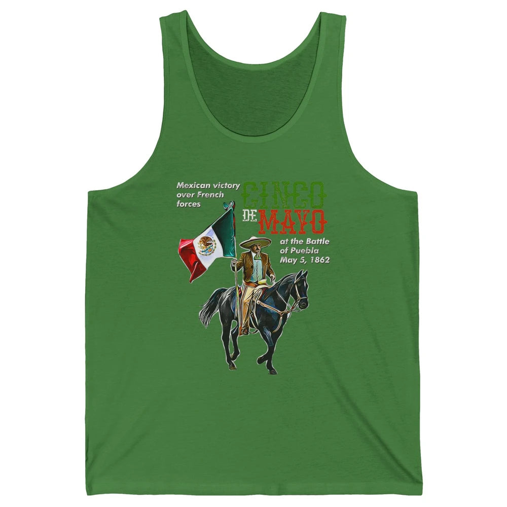 Battle Puebla May 5 1862 Cinco De Mayo Party Fiesta Mexican Unisex Jersey Tank