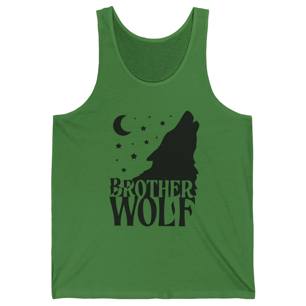 Brother Wolf Wolf Pack Wolf Family Matching Family Outfit Unisex Jersey Tank