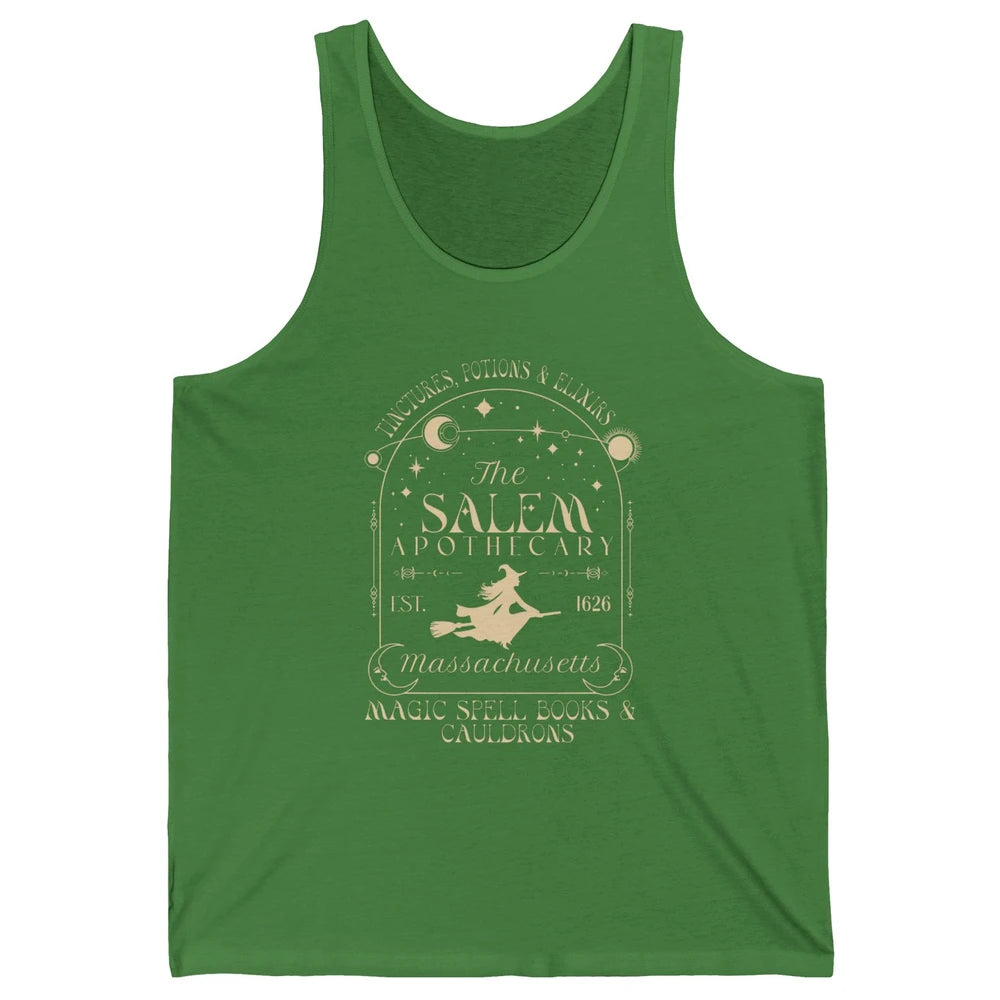 Retro Salem Apothecary Since 1626 Halloween Salem Witches Unisex Jersey Tank