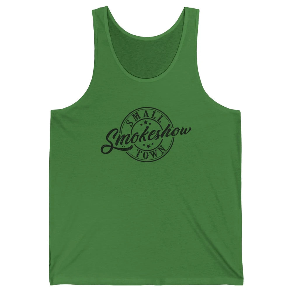 Retro Small Town Smokeshow Western Country Cowgirl Unisex Jersey Tank