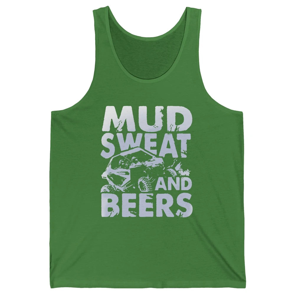 Retro UTV SXS Rider Mud Sweat And Beers ATV Offroad Riding Unisex Jersey Tank