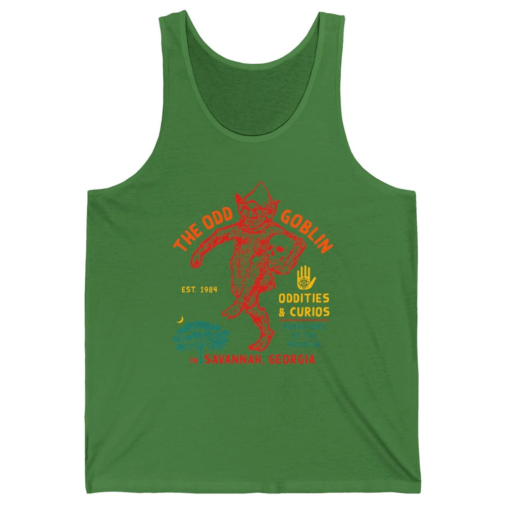 Vintage The Odd Goblin Est 1984 Oddities Savannah Georgia Unisex Jersey Tank