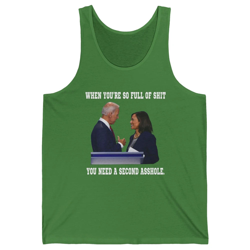 Anti Biden Conservative Funny Joe Haters Funny Politic Unisex Jersey Tank