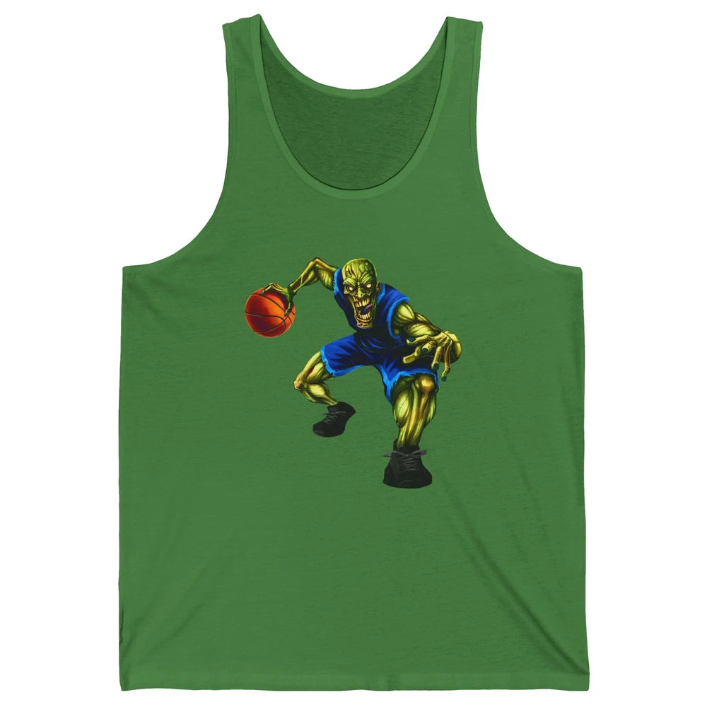 Zombie Basketball Halloween Basketball Players Scary Costume Unisex Jersey Tank