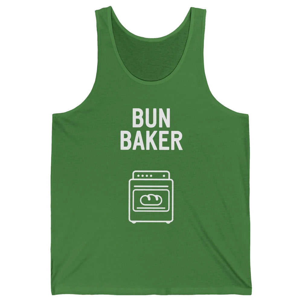 Bun Maker Bun Baker Pregnancy Announcement Baby Reveal Gift Unisex Jersey Tank