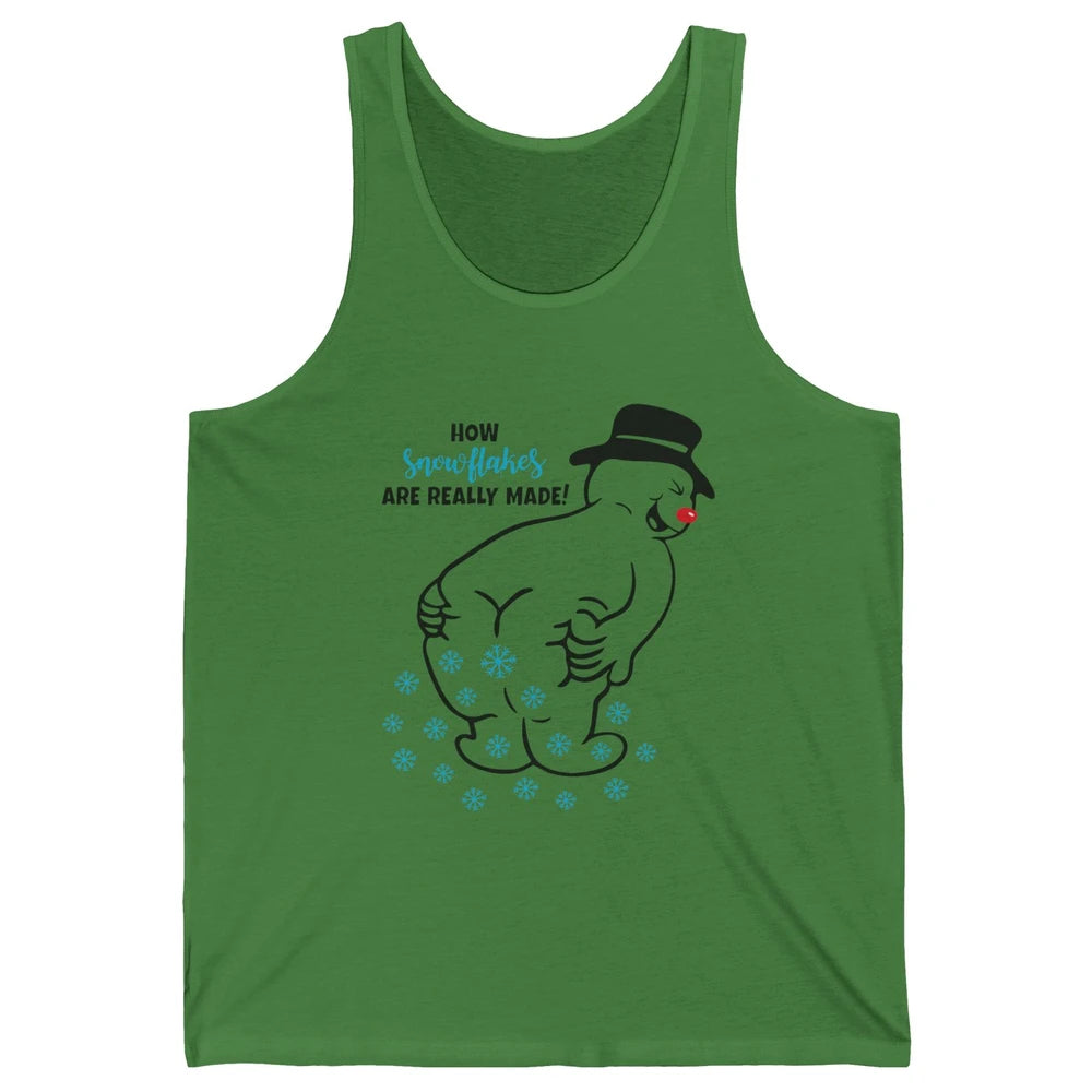 Funny How Snowflakes Are Really Made Christmas Costume Gift Unisex Jersey Tank