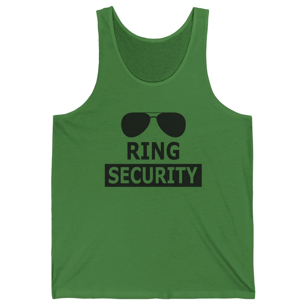 Wedding Ring Security Boy Ring Bearer Wedding Party Unisex Jersey Tank