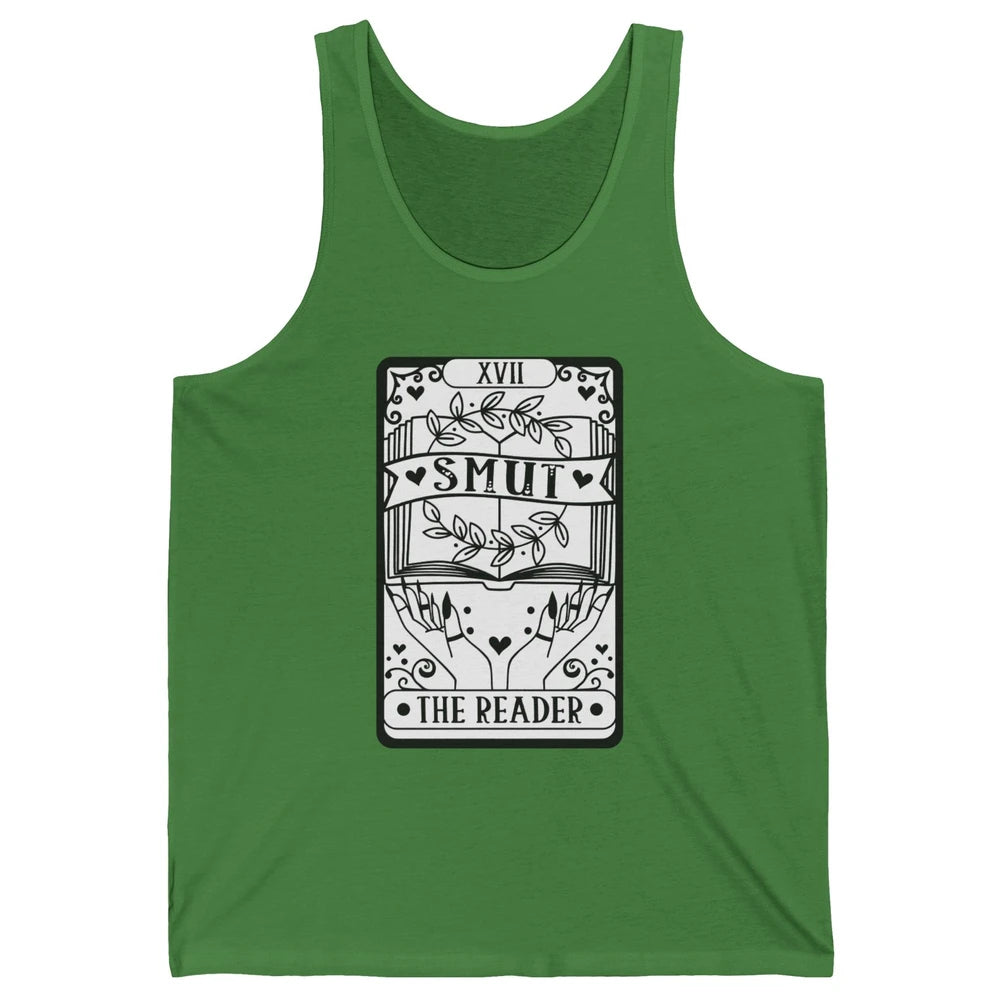 Retro Smut The Reader Tarot Card Halloween Book Lovers Unisex Jersey Tank