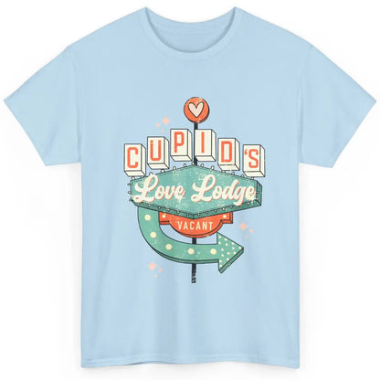 Retro Valentines Cupid's Love Lodges Funny Couples Valentine Classic Unisex T-Shirt