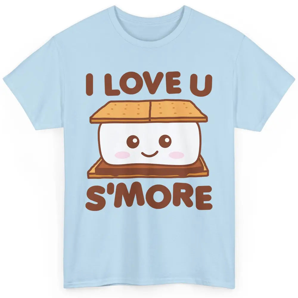 Funny Camping I Love You Smore Pun Camper Campfire Retro Classic Unisex T-Shirt