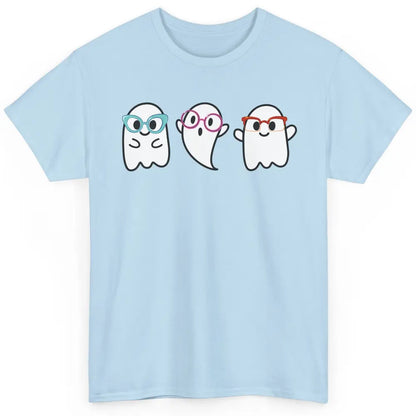 Cute Little Ghosts Glasses Optometrist Halloween Optician Classic Unisex T-Shirt