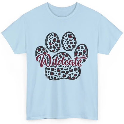 Wildcats Spirit Cat Paw Leopard Western Cat Mom Cat Lovers Classic Unisex T-Shirt