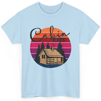 Cabin Life Vintage Cabin Camping Northern Lakes Outdoor Life Classic Unisex T-Shirt