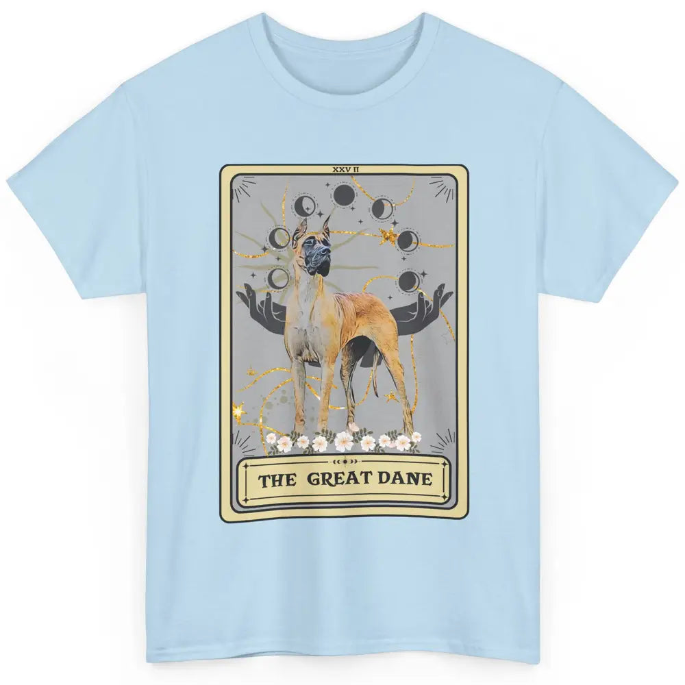 The Great Dane Tarot Card Great Dane Mom Halloween Dog Mom Classic Unisex T-Shirt