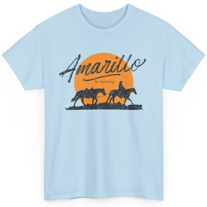 Country Music Amarillo By Morning Rodeo Western Cowboy Gift Classic Unisex T-Shirt