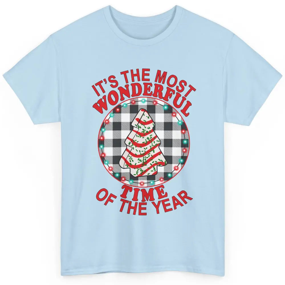 Funny Christmas Tree Cakes Most Wonderful Time Bakers Baking Classic Unisex T-Shirt