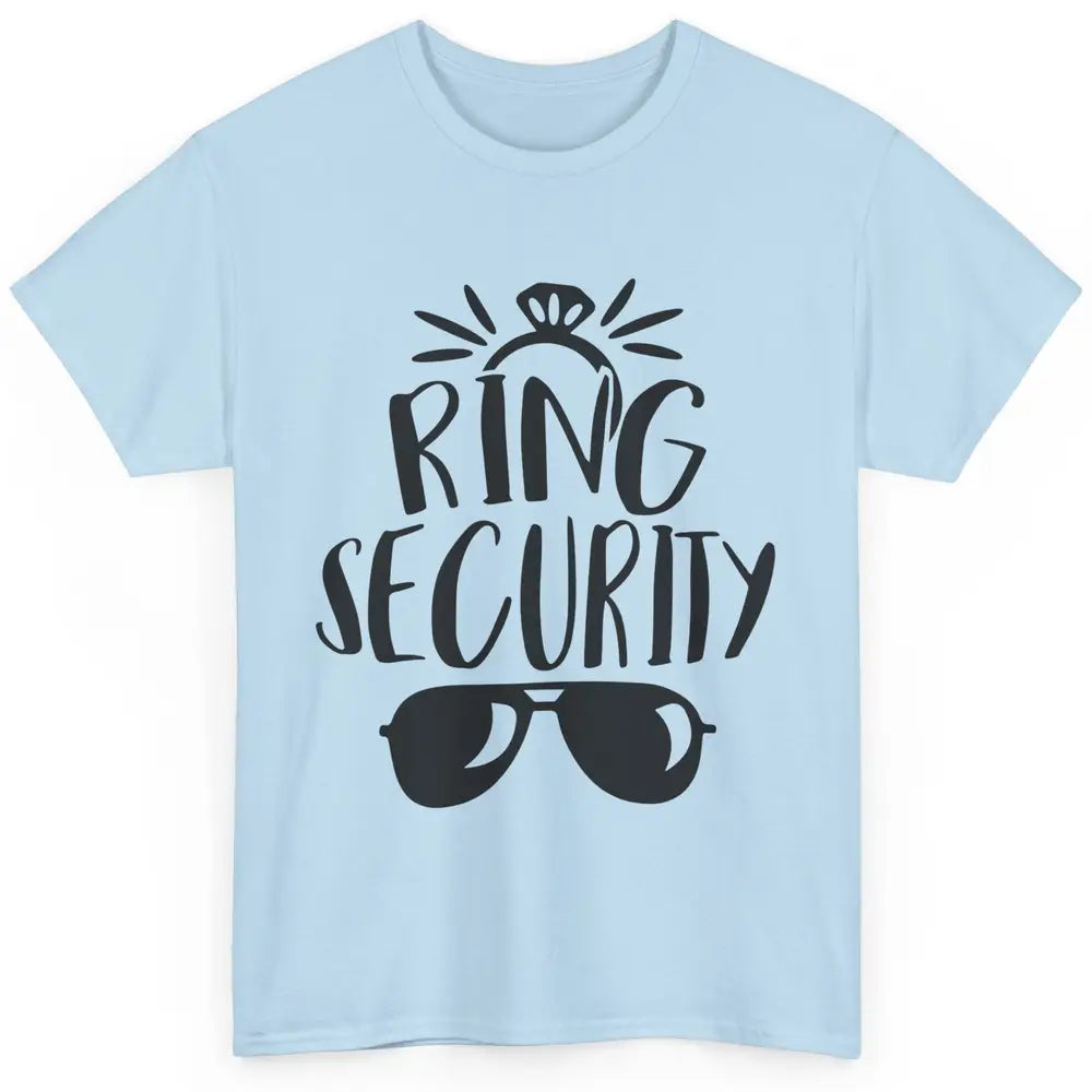 Wedding Ring Security Boy Girl Ring Bearer Wedding Party Classic Unisex T-Shirt