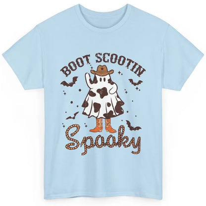 Cowboy Ghost Cowhide Boot Scooting Spooky Western Halloween Classic Unisex T-Shirt