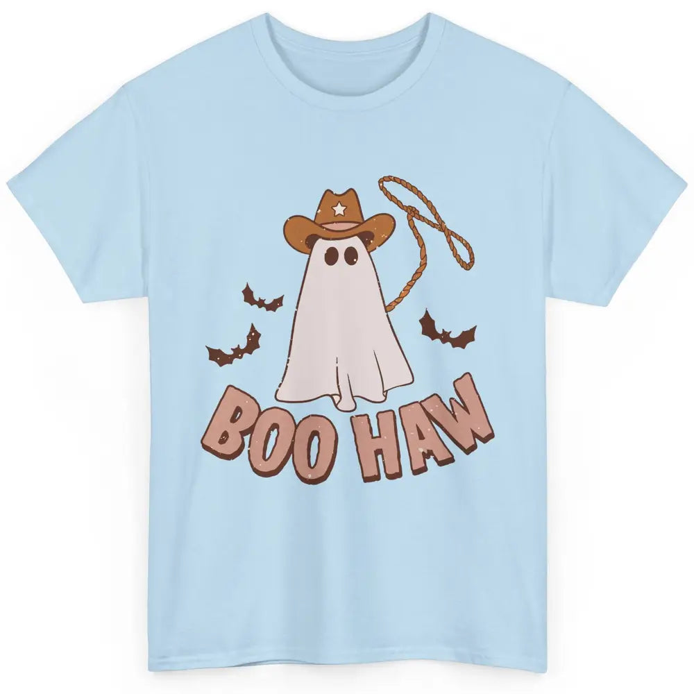 Funny Cowboy Ghost Yeehaw Halloween Western Country Cowboy Classic Unisex T-Shirt