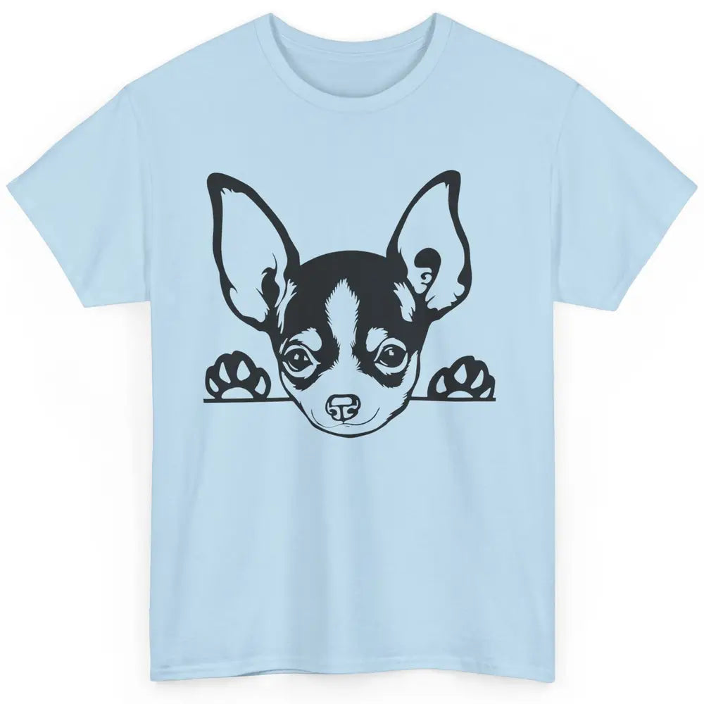 Chihuahua Owner Gift Chihuahua Dog Mom Chihuahua Black White Classic Unisex T-Shirt