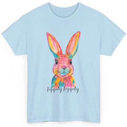 Watercolor Hippity Hoppity Bunny Dance Easter Rabbit Hip Hop Classic Unisex T-Shirt