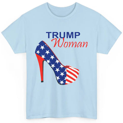 Trump Woman American Flag High Heel Republican Trump Support Classic Unisex T-Shirt