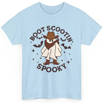 Cowboy Ghost Cowhide Boot Scooting Spooky Western Halloween Classic Unisex T-Shirt