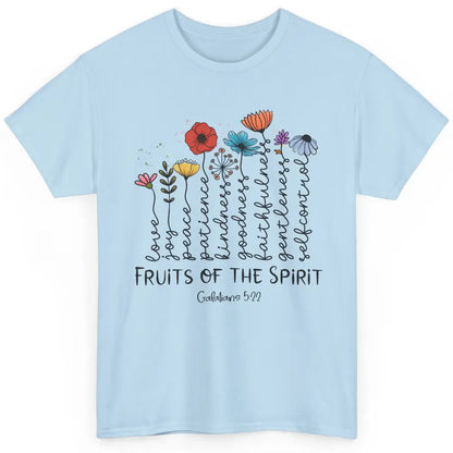 Flower Christian Fruits Of The Spirit Bible Verse Religious Classic Unisex T-Shirt